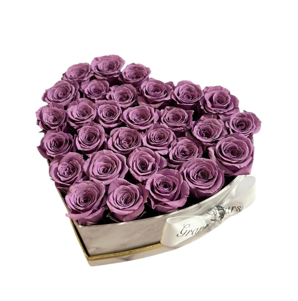 Mini Pale Plum Fleurs Heart Special (2 left)