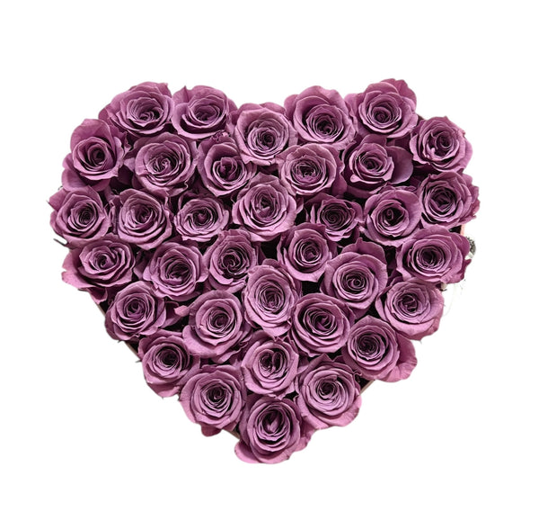 Mini Pale Plum Fleurs Heart Special (0 left)