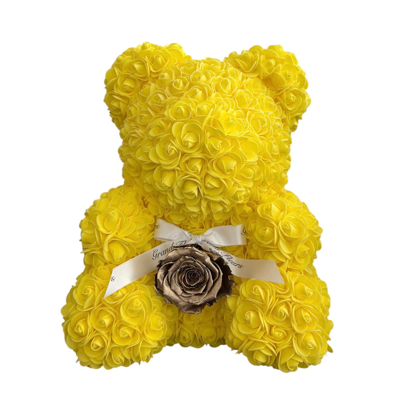 Large Lemon Yellow Fleur Bear (1 left)