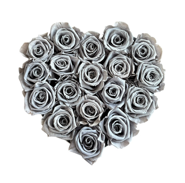 Large Ash Grey Marble Heart Special